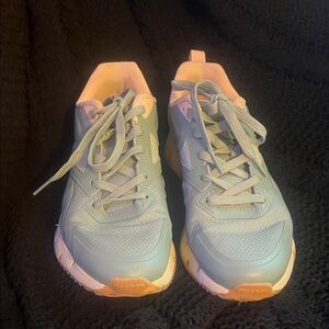 Reebok Gray and Pink Athletic Shoes